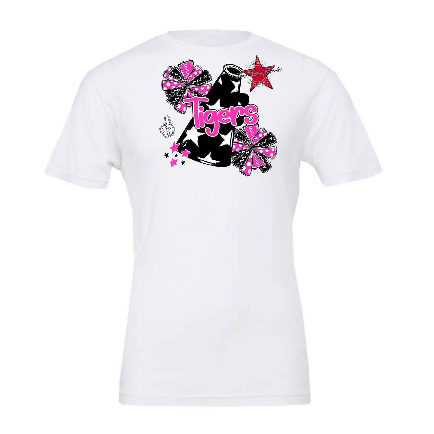 Tigers Alpha Megaphone Design-Pink