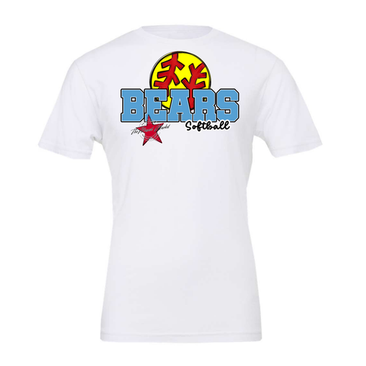 Bears Varsity Softball Design-Carolina Blue