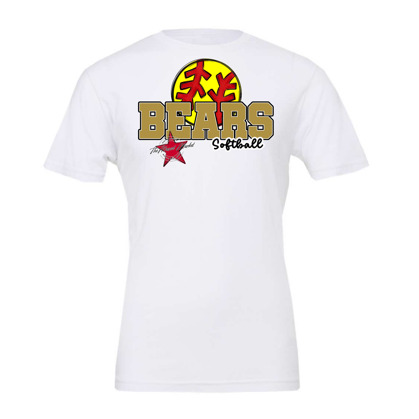 Bears Varsity Softball Design-Gold