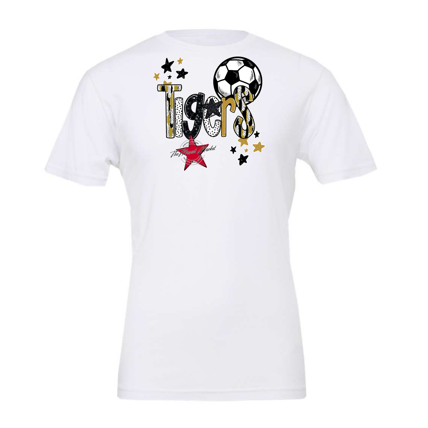 Tigers Soccer Scrape-Gold