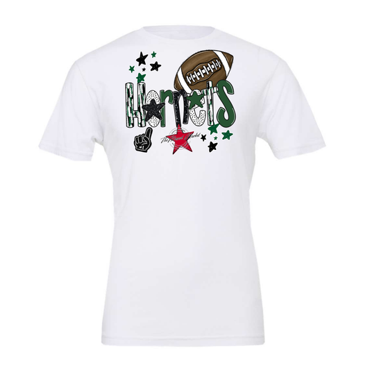 Hornets Football Scrape-Green