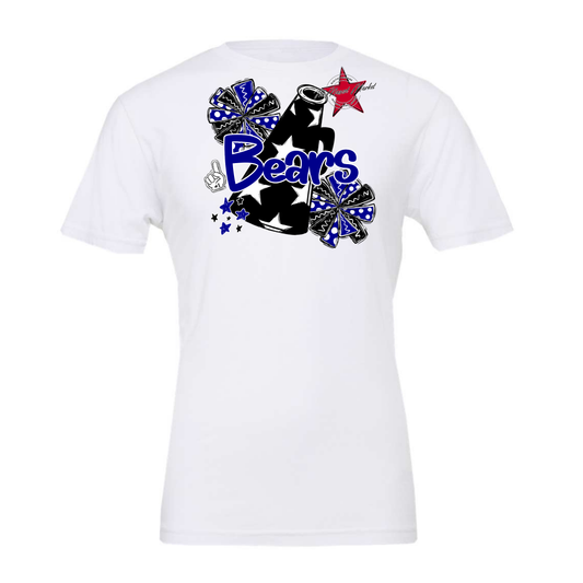 Bears Megaphone Alpha Design-Blue