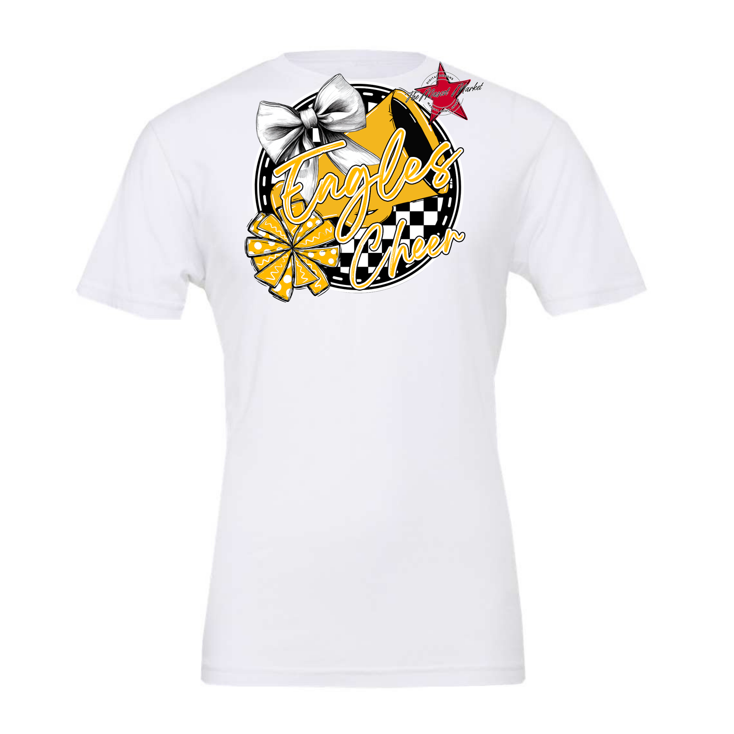 Eagles Circle Cheer Design-Yellow