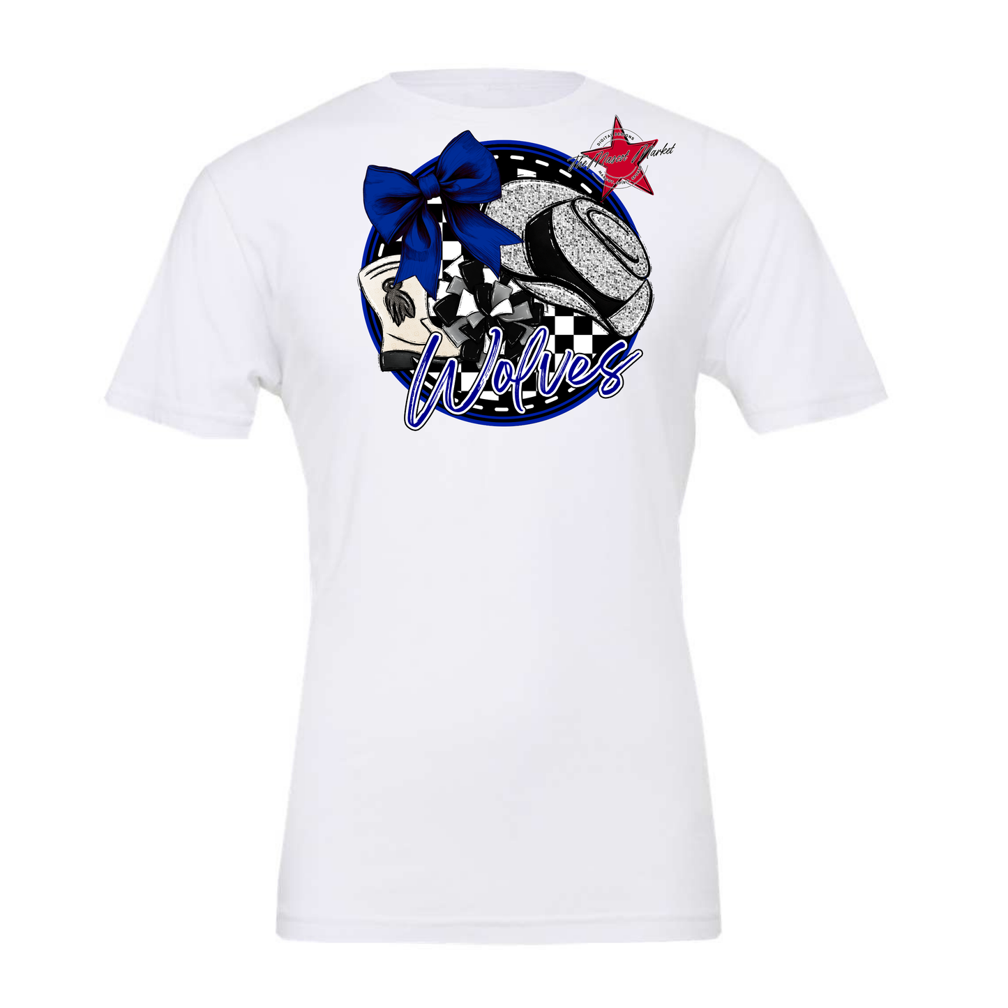 Wolves Circle Drillteam Design-Blue