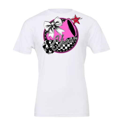 Cheer Circle Design-Baby Pink