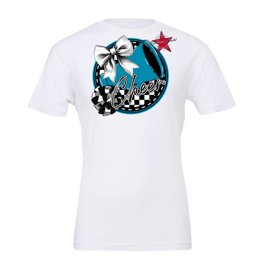 Cheer Circle Design-Carolina Blue