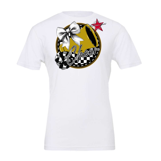 Cheer Circle Design-Gold