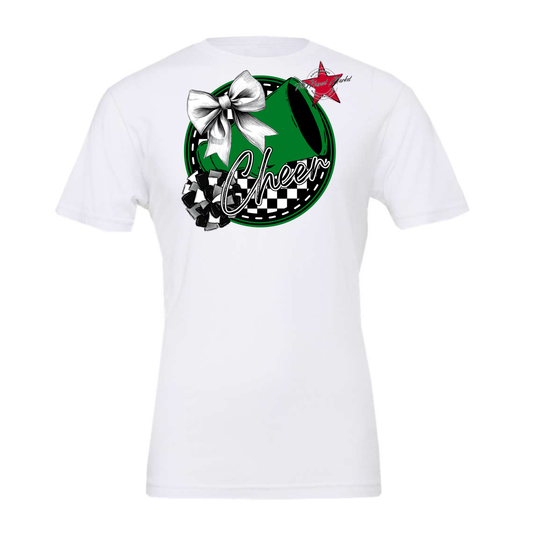 Cheer Circle Design-Kelly Green