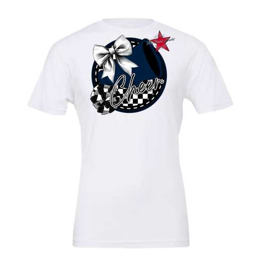 Cheer Circle Design-Navy