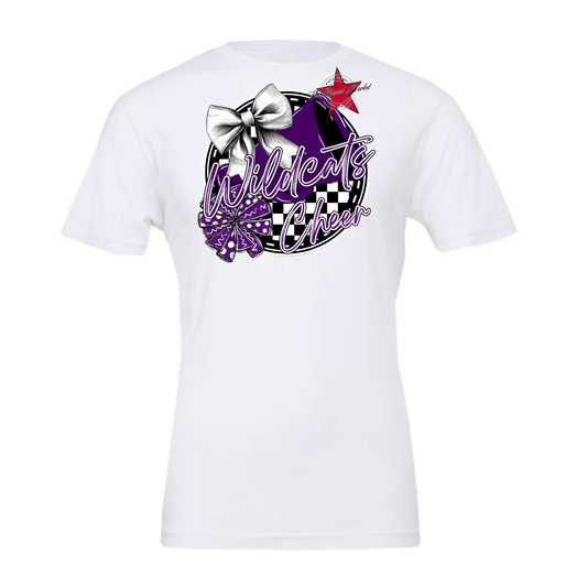Wildcats Circle Cheer Design-Purple