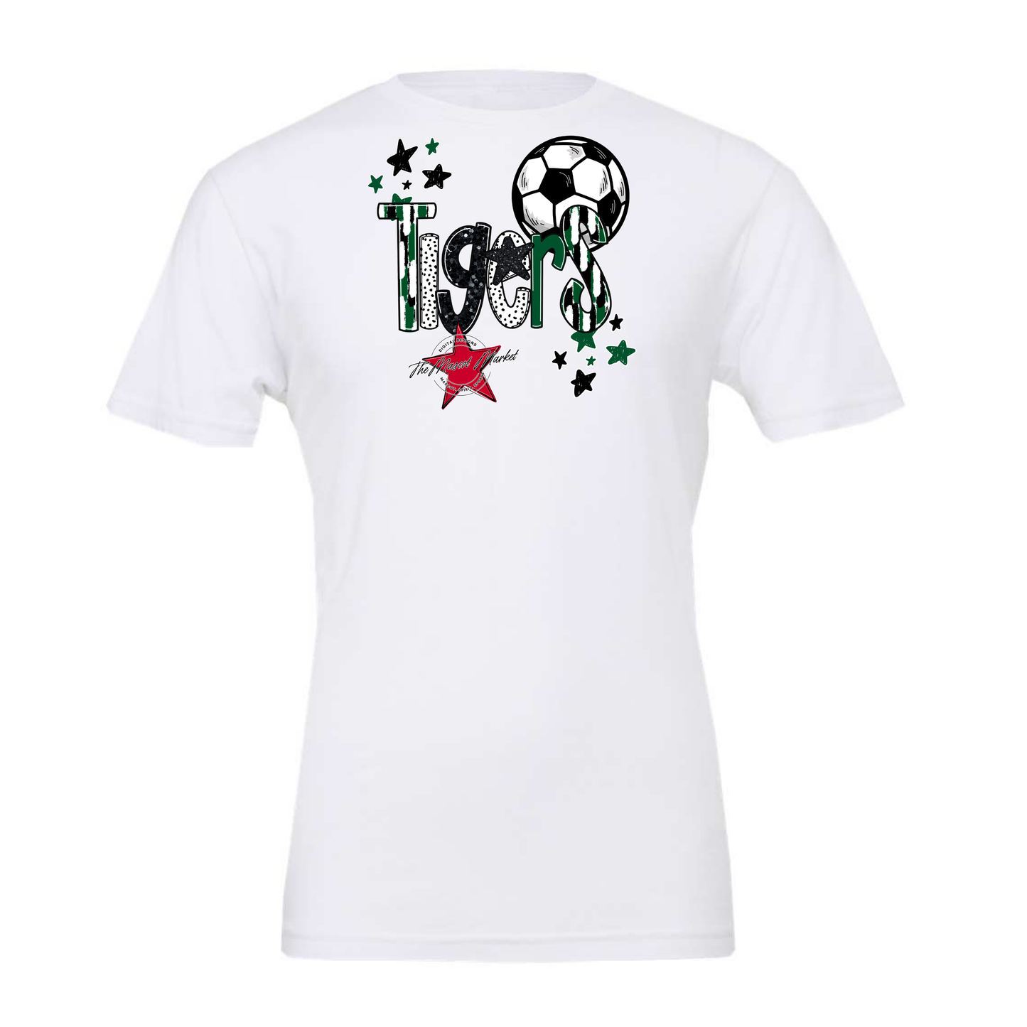 Tigers Soccer Scrape-Green