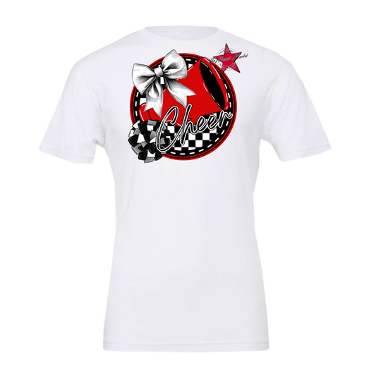 Cheer Circle Design-Red