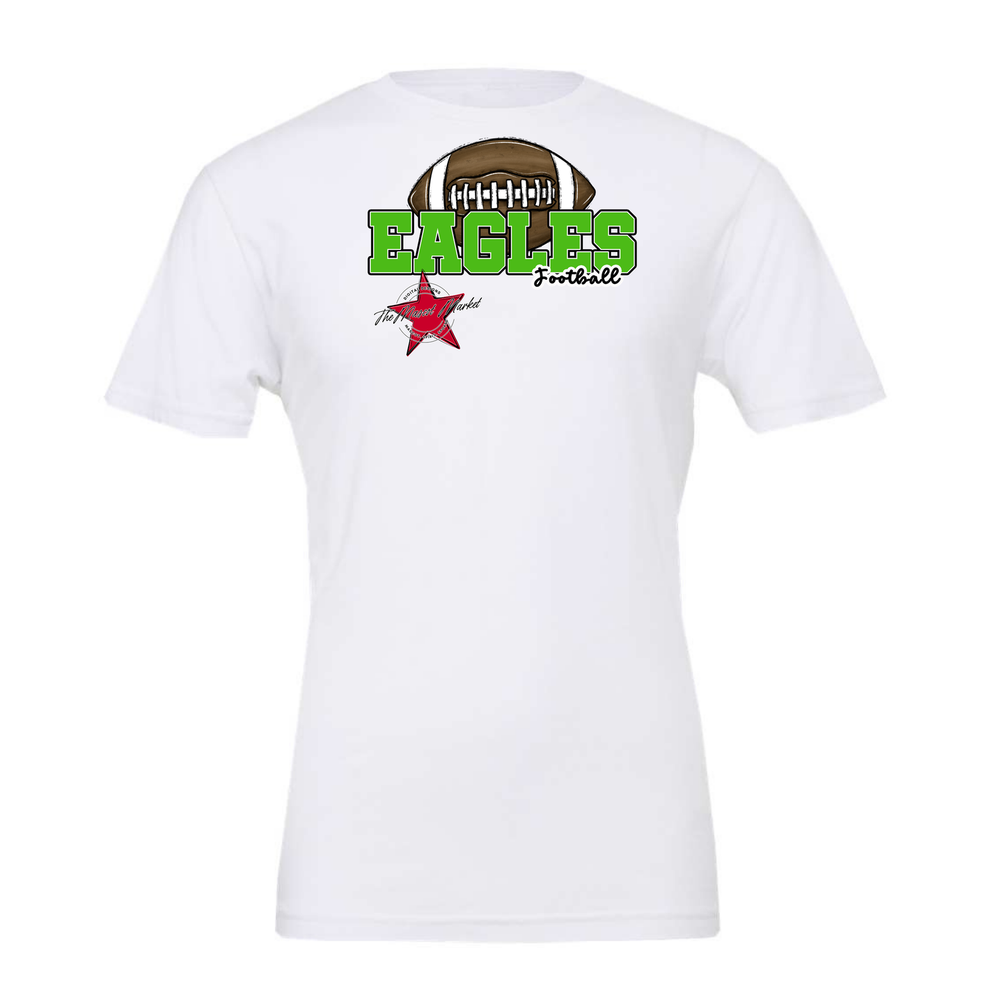 Eagles Varsity Football Design-Bright Green