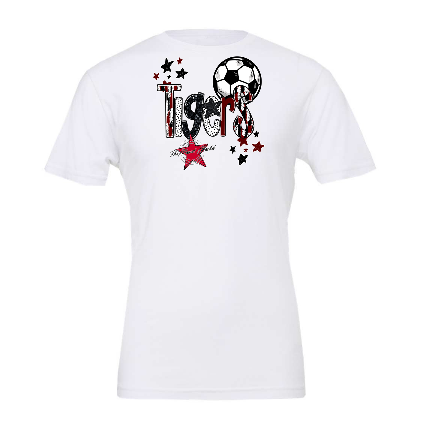 Tigers Soccer Scrape-Maroon