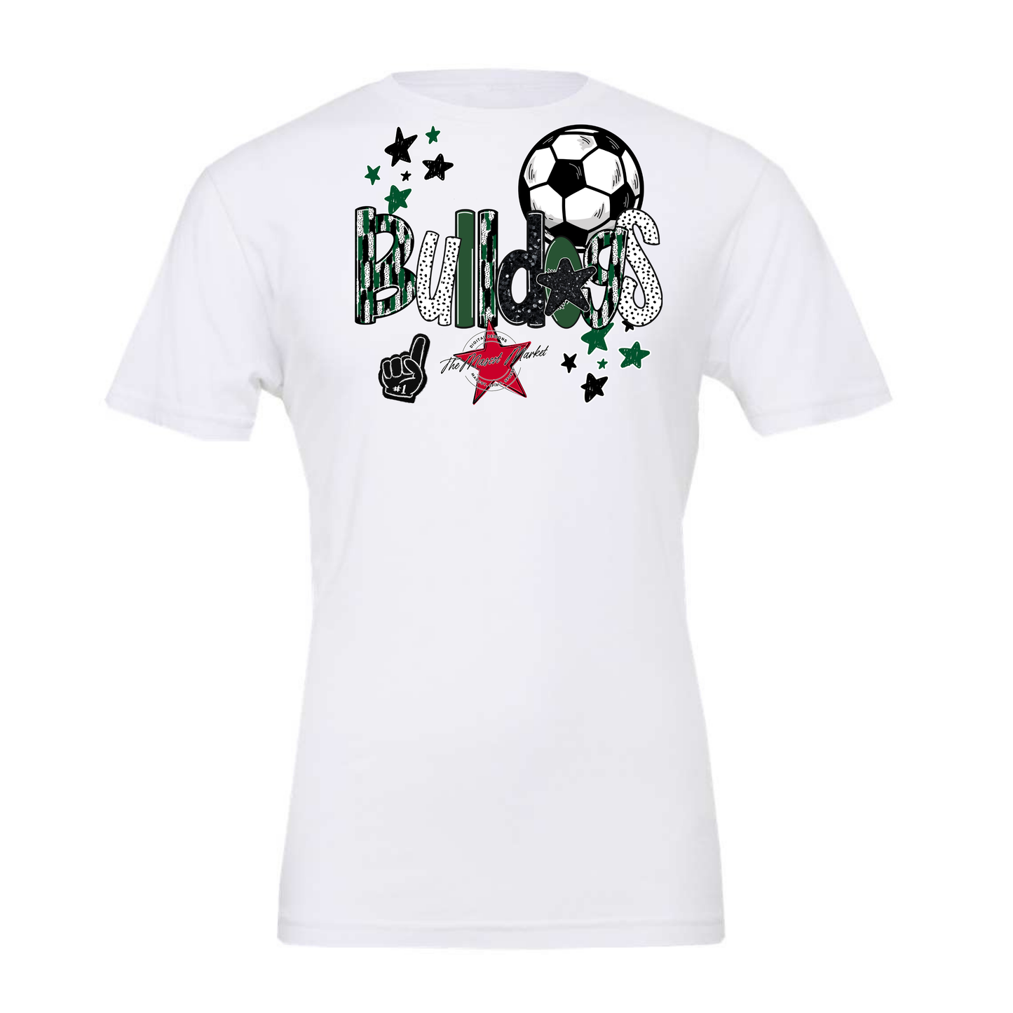 Bulldogs Soccer Scrape-Green