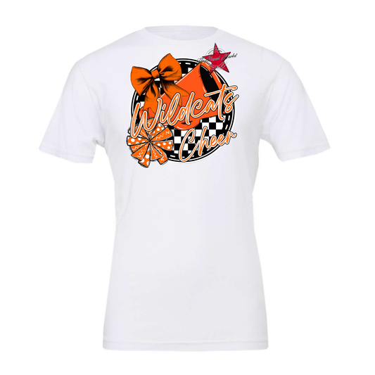 Wildcats Circle Cheer Design-Orange