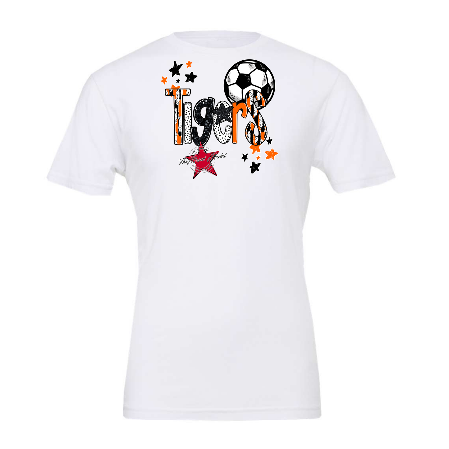 Tigers Soccer Scrape-Orange