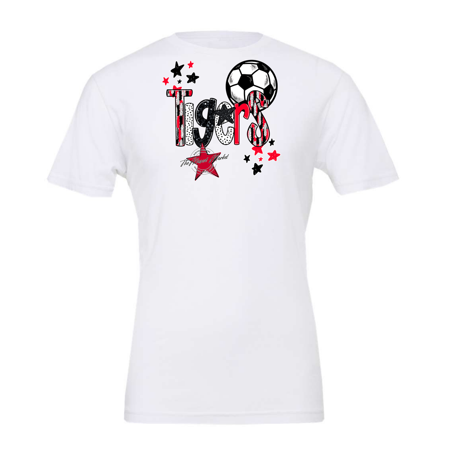 Tigers Soccer Scrape-Red