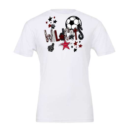 Wildcats Soccer Scrape-Maroon