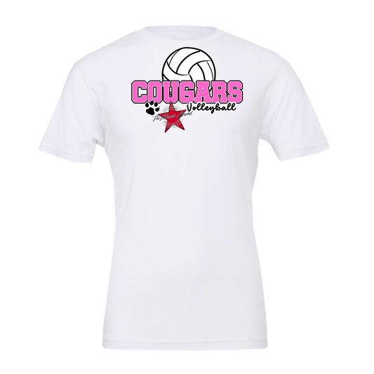 Cougars Varsity Volleyball-Baby Pink