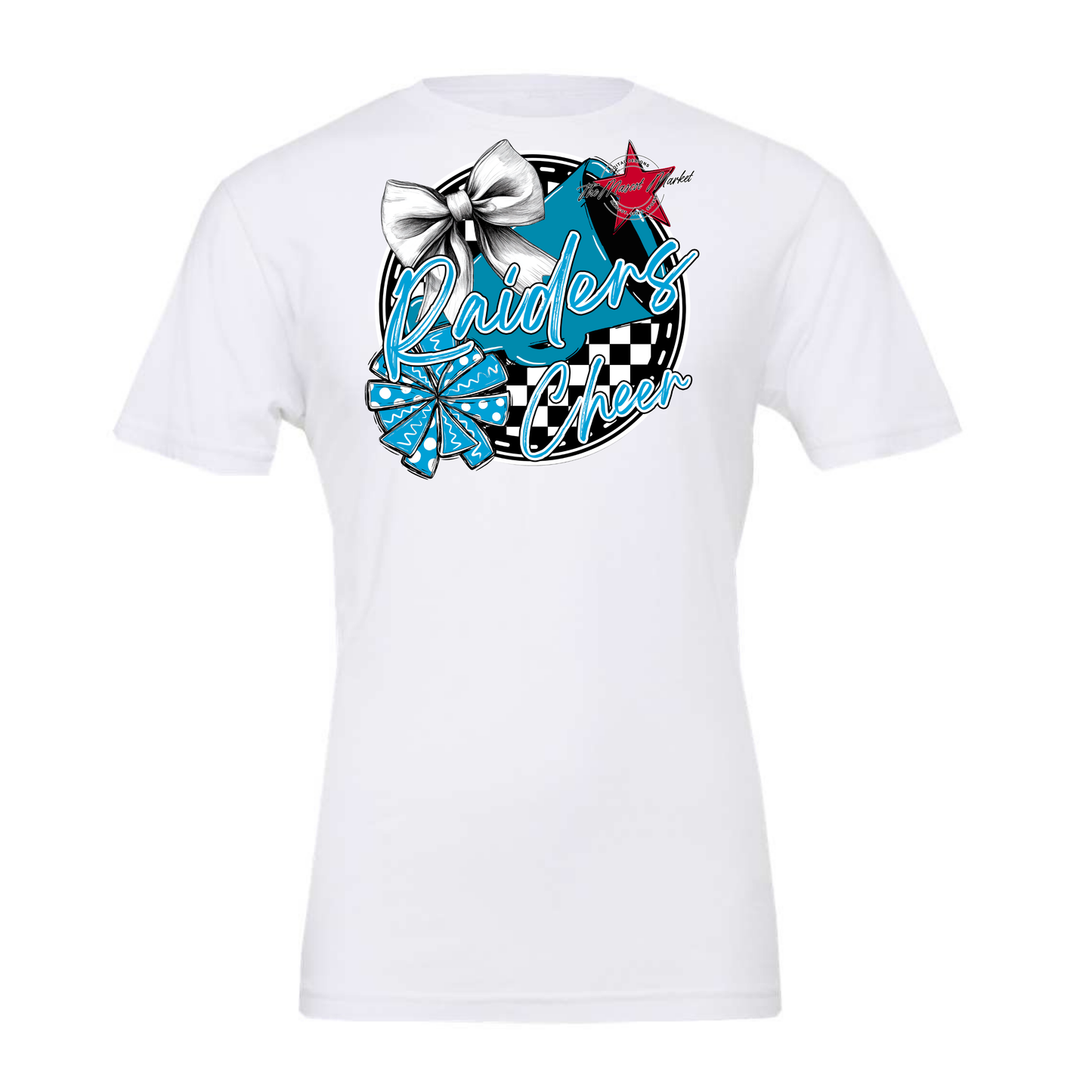 Raiders Circle Cheer Design-Carolina Blue