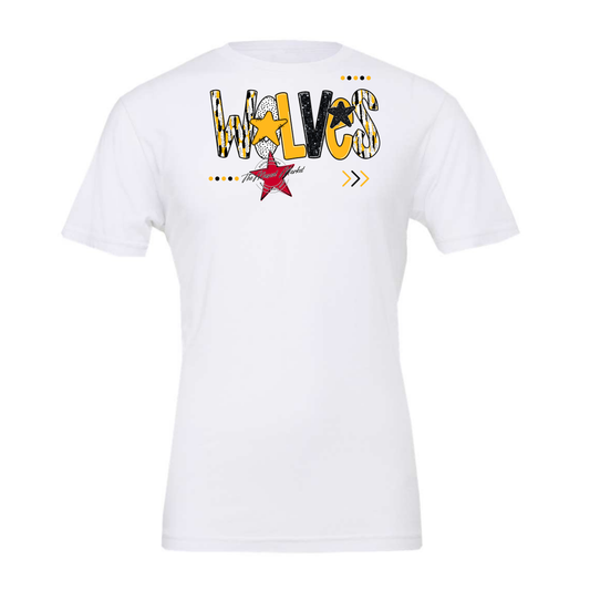 Wolves Brushstroke Alpha w Arrows-Yellow