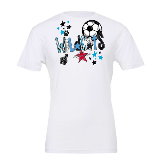 Wildcats Soccer Scrape-Carolina Blue