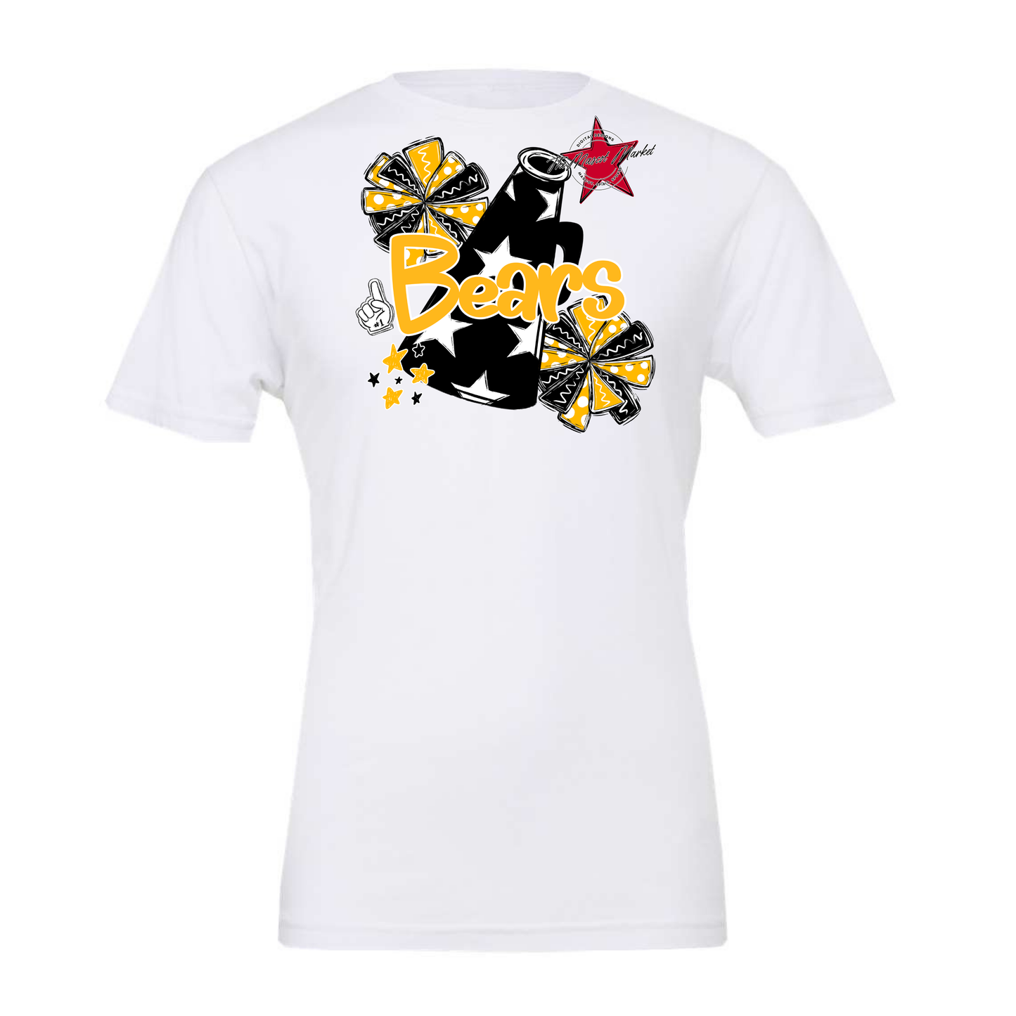 Bears Megaphone Alpha Design-Yellow