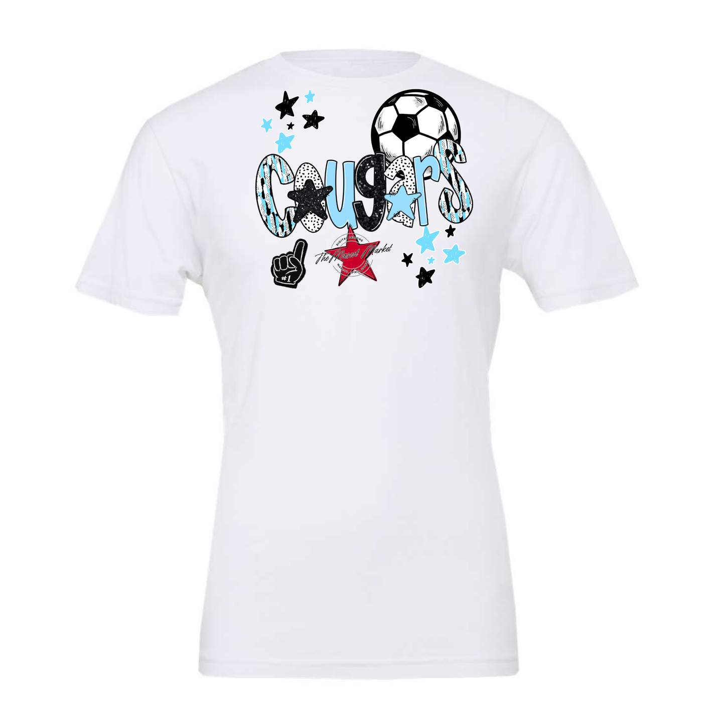 Cougars Soccer Scrape-Columbia Blue