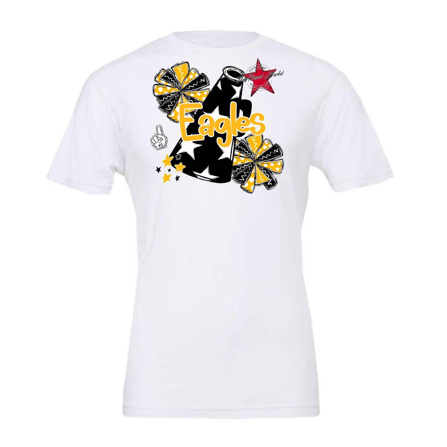 Eagles Alpha Cheer Megaphone-Yellow