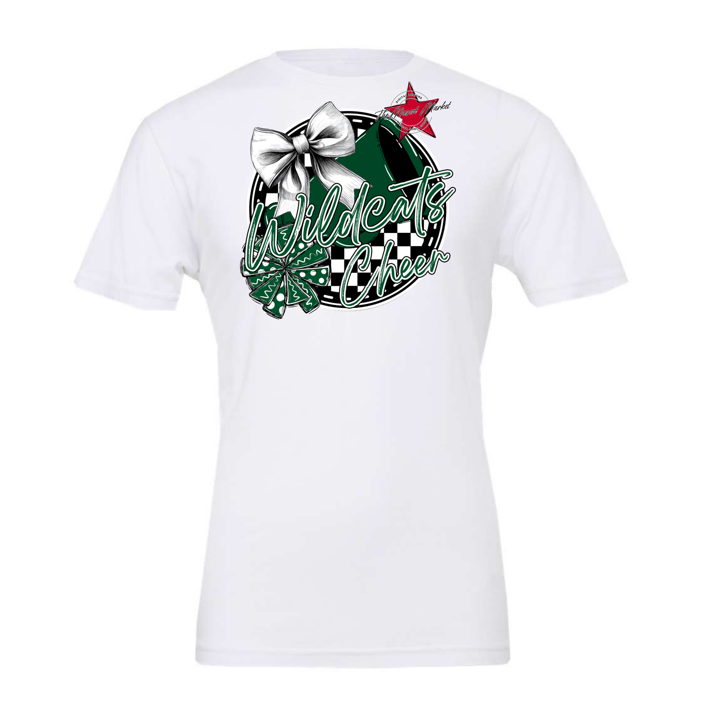 Wildcats Circle Cheer Design-Green