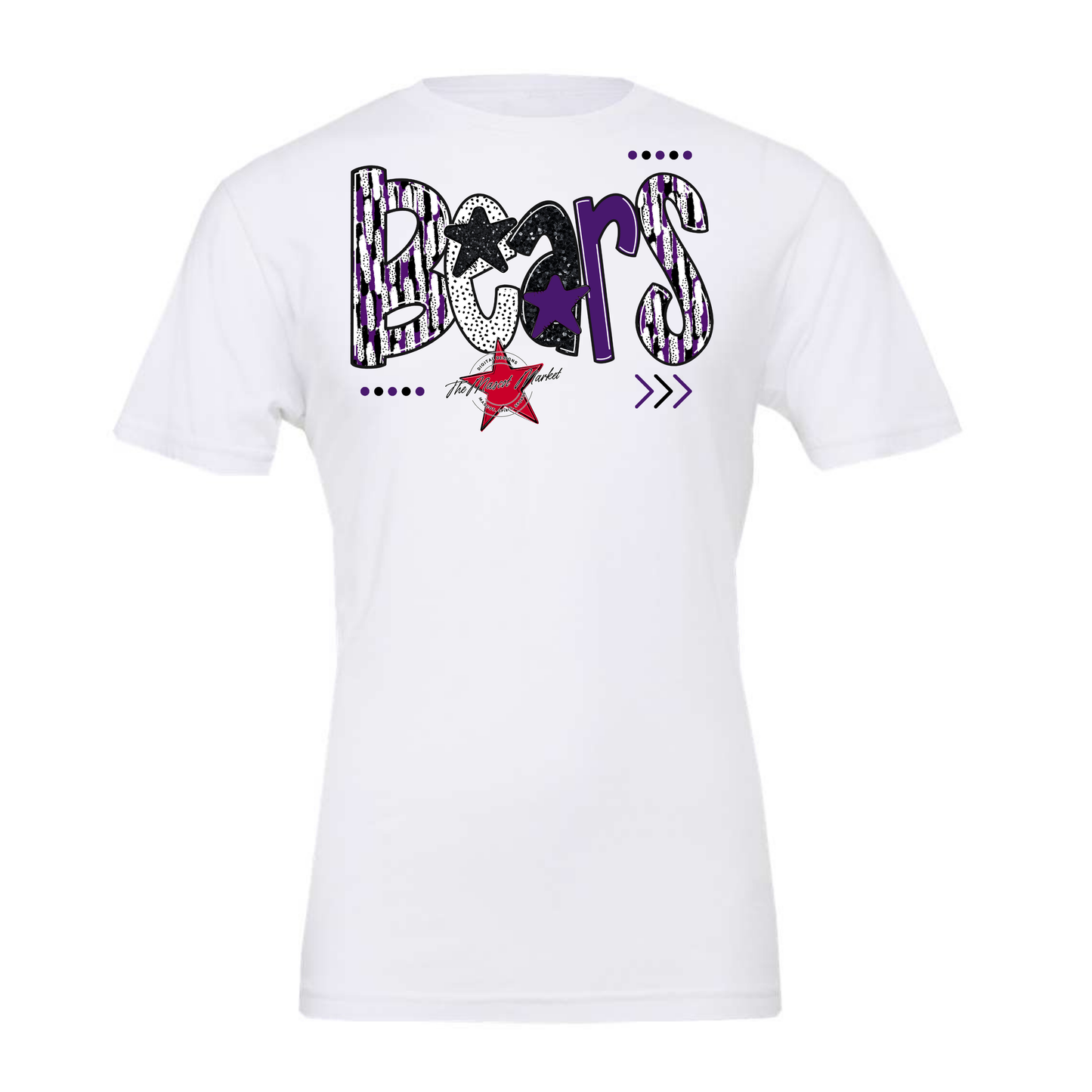 Bears Brushstroke Alpha Design-Purple