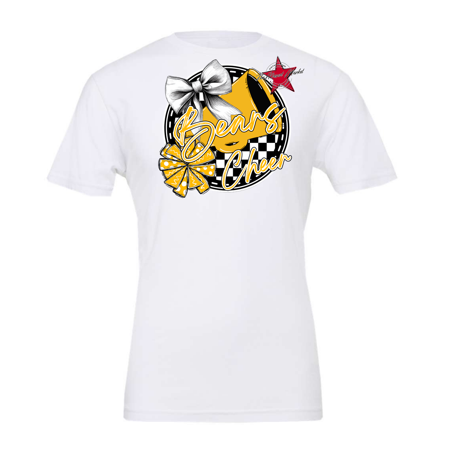 Bears Circle Cheer Design-Yellow