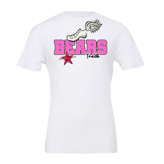 Bears Varsity Track Design-Baby Pink
