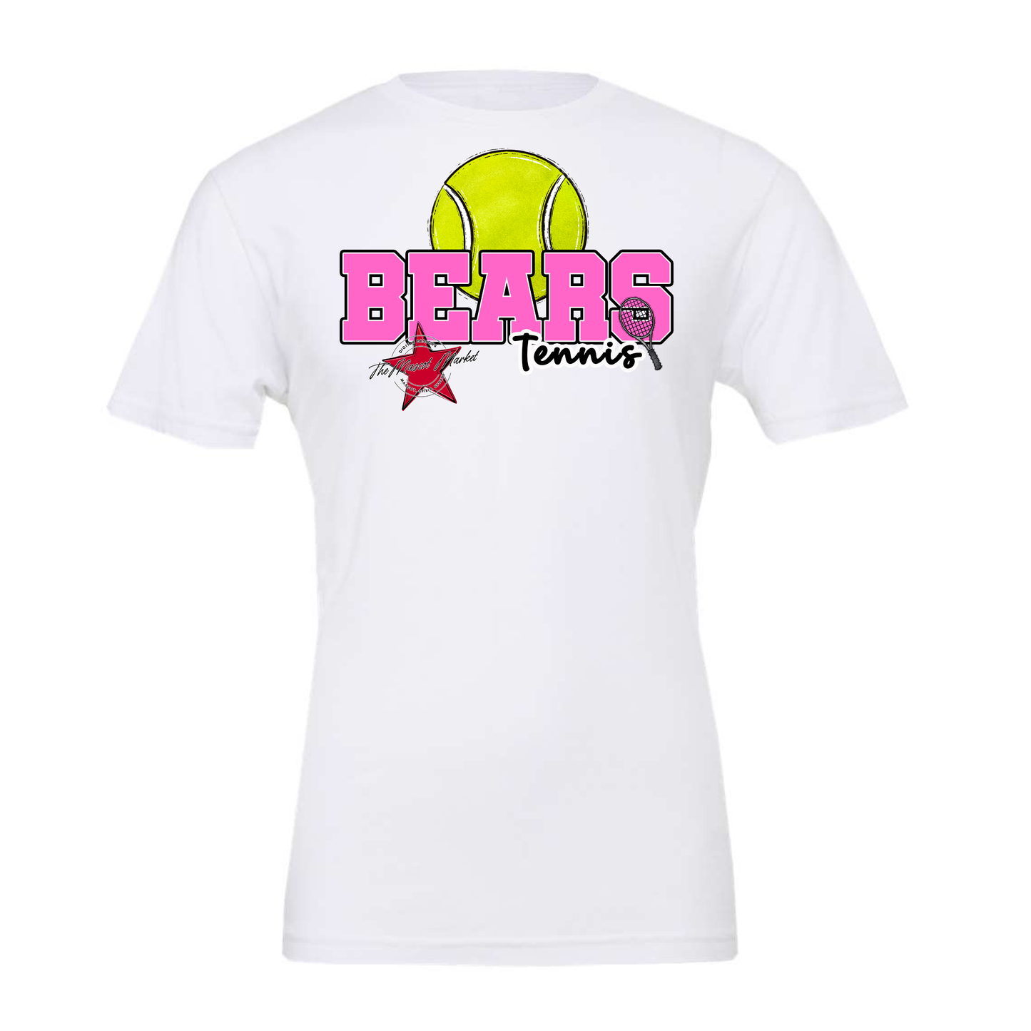 Bears Varsity Tennis Design-Baby Pink