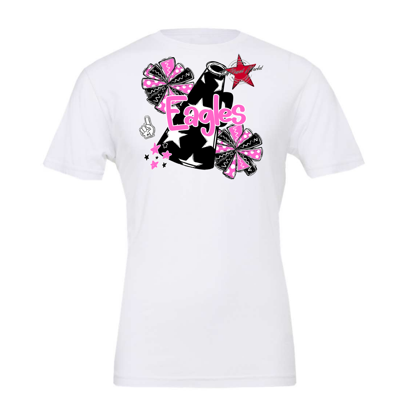 Eagles Alpha Cheer Megaphone-Baby Pink