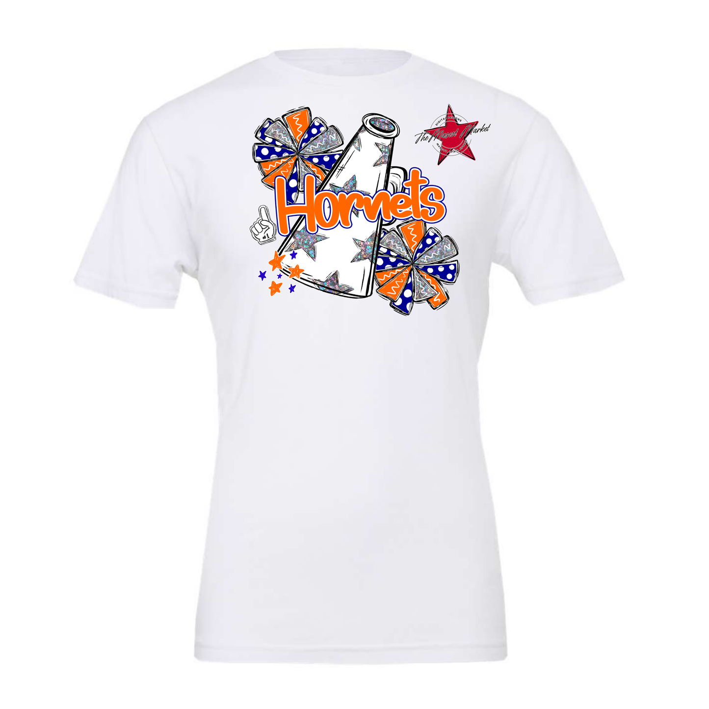 Hornets Alpha Megaphone Design-Blue-Orange