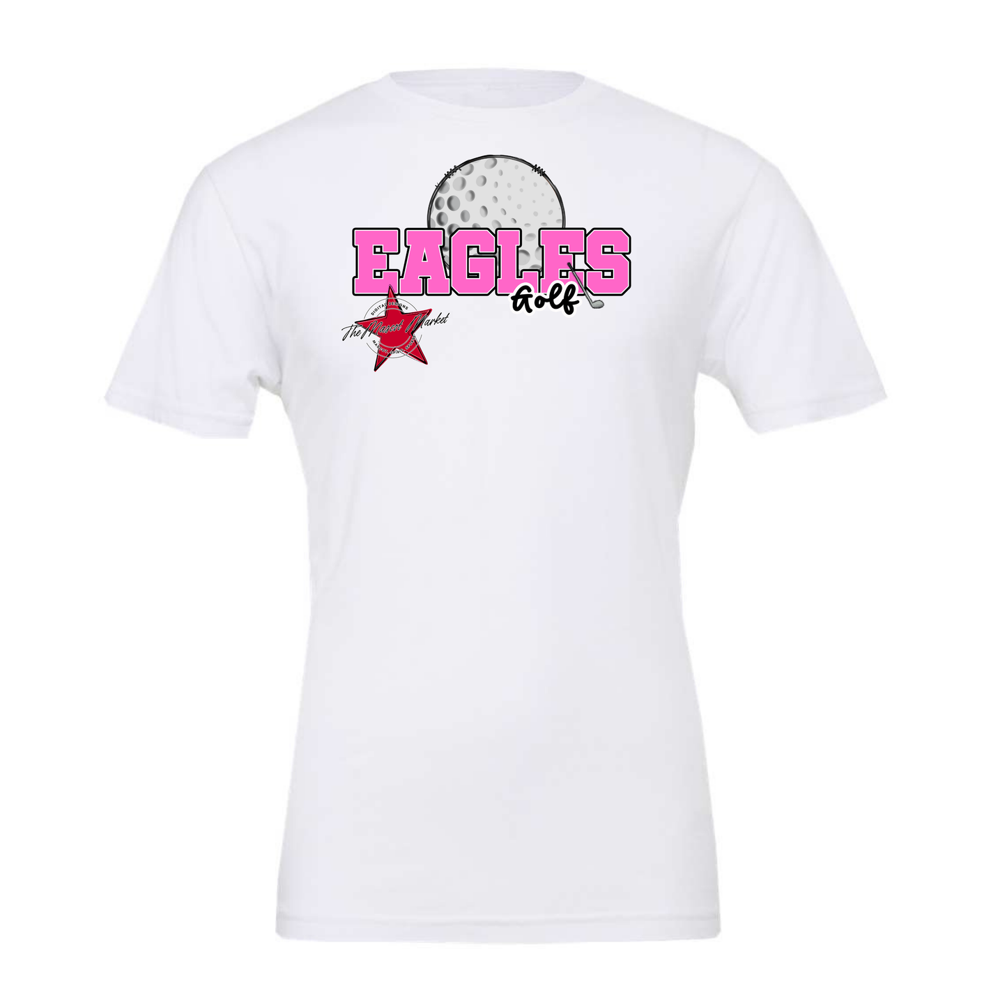 Eagles Varsity Golf Design-Baby Pink