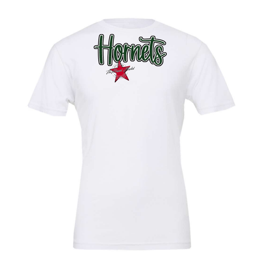 Hornets Faux Chenille Patch-Green