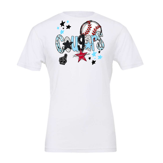 Cougars Baseball Scrape-Columbia Blue