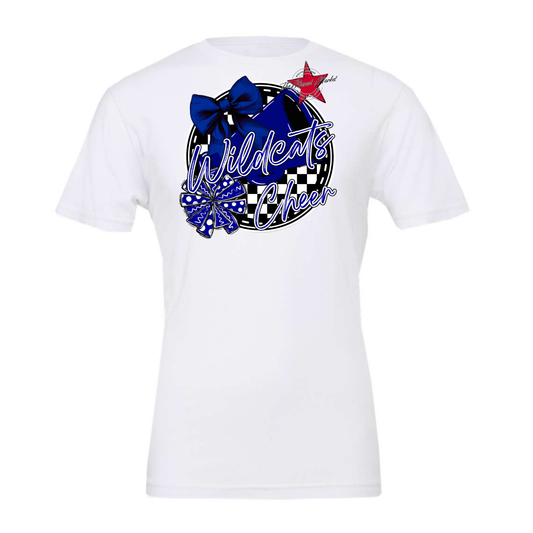 Wildcats Circle Cheer Design-Blue