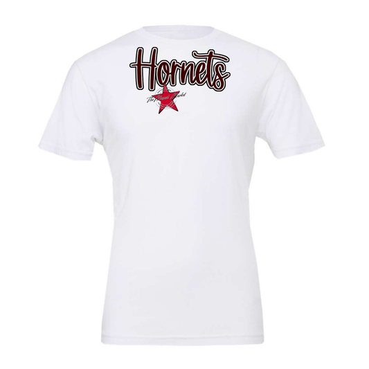 Hornets Faux Chenille Patch-Maroon