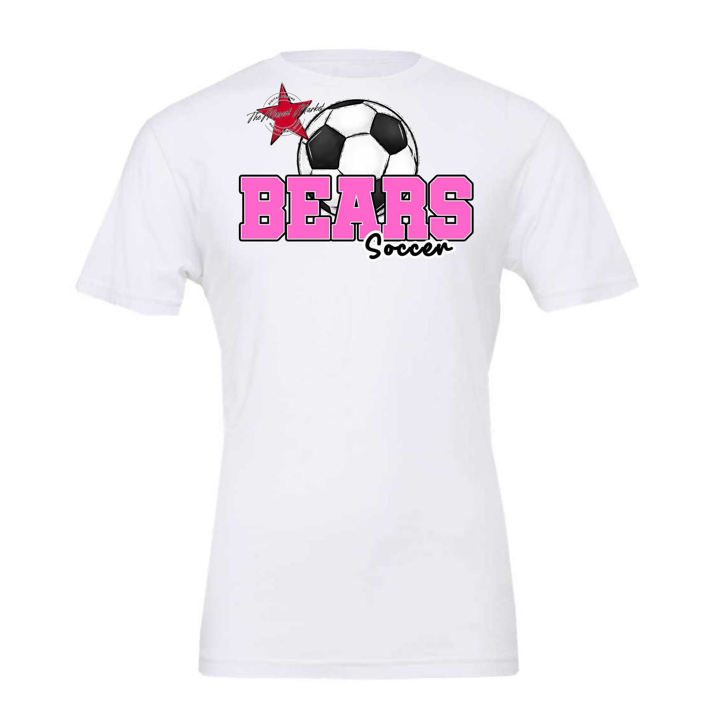 Bears Varsity Soccer Design-Baby Pink