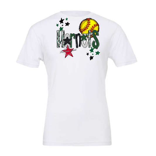 Hornets Softball Scrape-Green