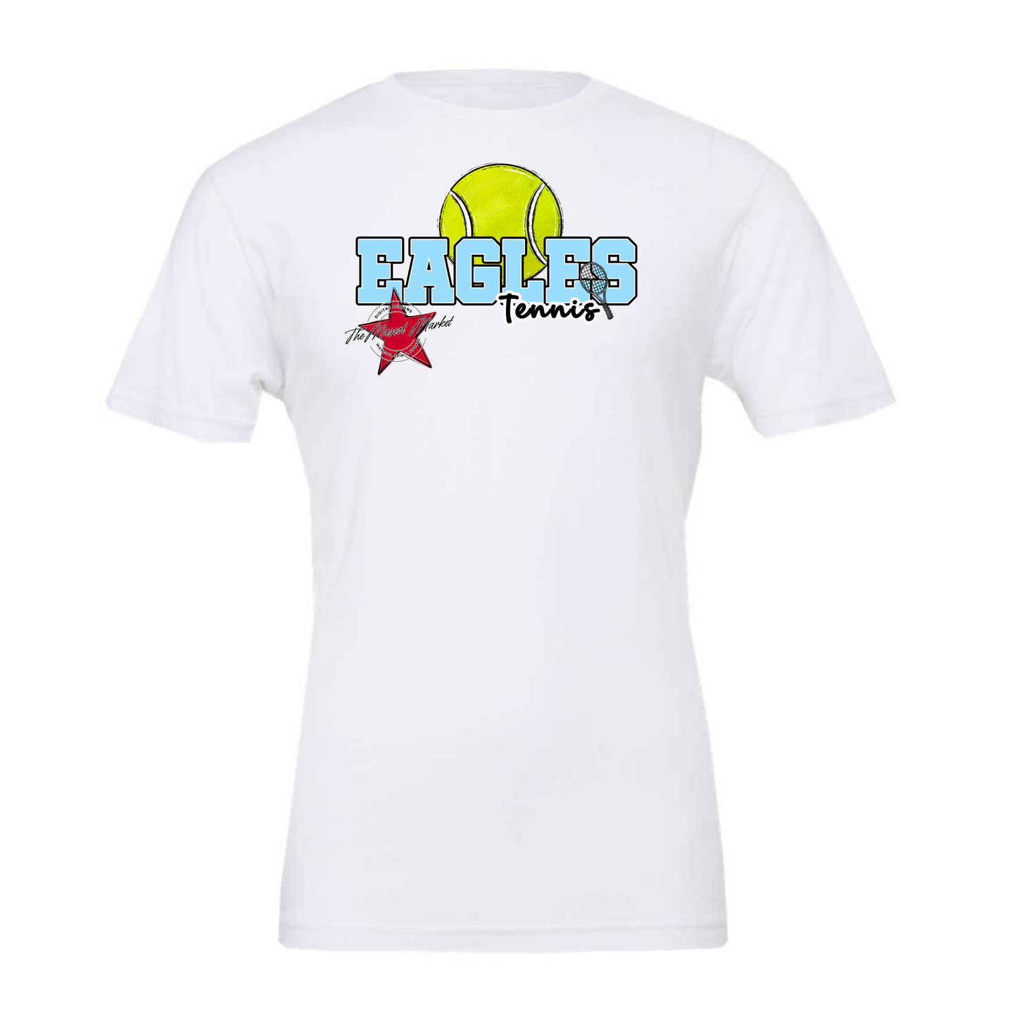 Eagles Varsity Tennis Design-Columbia Blue