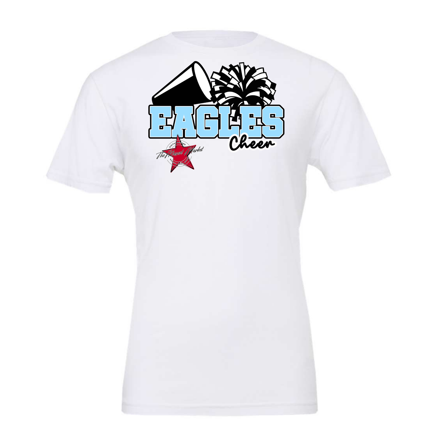 Eagles Varsity Cheer Design-Columbia Blue