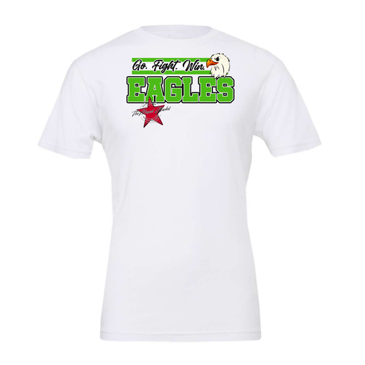 Go Fight Win Eagles-Bright Green
