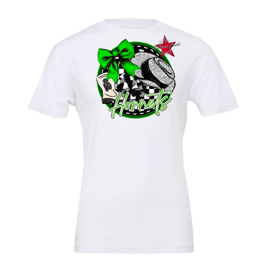 Hornets Circle Drillteam Design-Bright Green