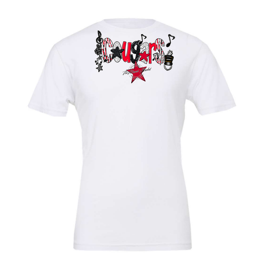 Cougars Band Scrape-Red