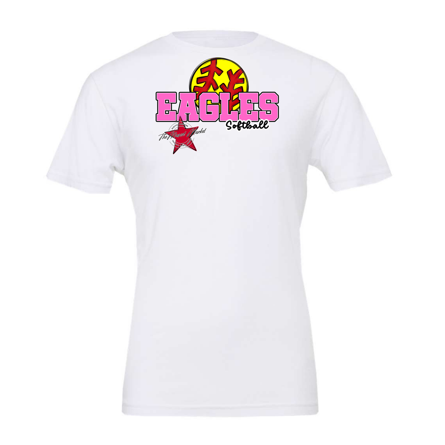 Eagles Varsity Softball Design-Baby Pink